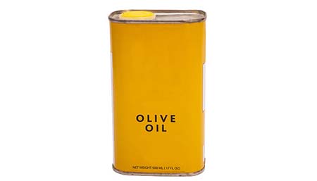 Can of olive oil